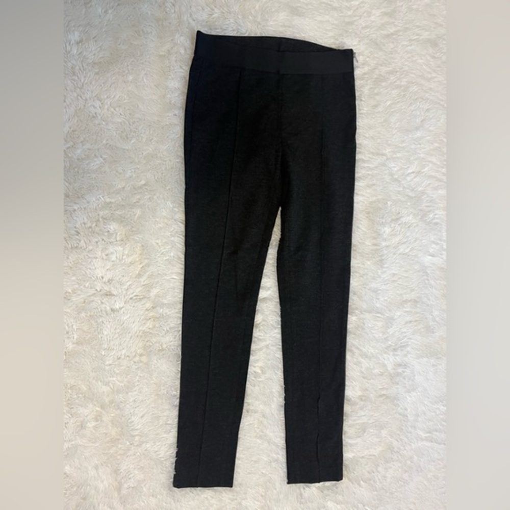 Everlane Dark Gray and Black Stretch Ponte Pants